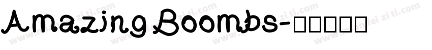 Amazing Boombs字体转换